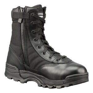 Original S.W.A.T. Classic 9" Side Zip Black Tactical Work Boots Men's Size 14